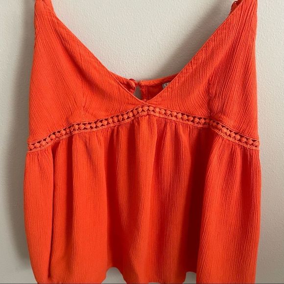 ASOS Orange Tank Top Size 8 - Picture 2 of 6